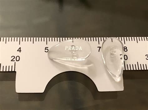 prada eyeglasses loose nosepad|prada sunglasses nose pad replacement.